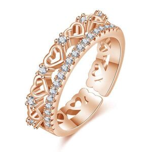 Ita állítható méretű gyűrű rosegold kép