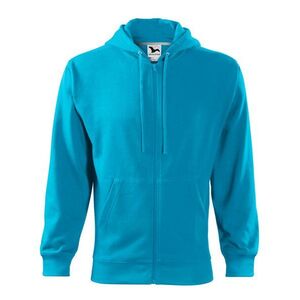 MALFINI Férfi felső Trendy Zipper - Türkiz | M kép