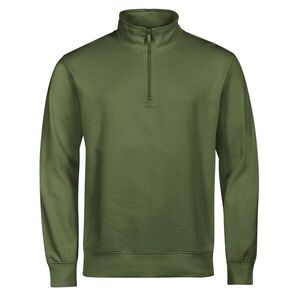 MALFINI Summit pulóver rövid cipzárral - Khaki | XS kép