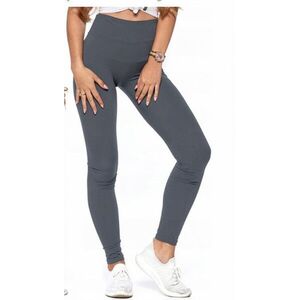 Női S-M-es sötétszürke leggings - Aiken Life - ÚJ kép