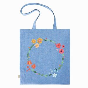 Bontis FLORAL WREATH vászontáska - FLORAL WREATH | Kék kép