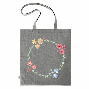 Bontis FLORAL WREATH vászontáska - FLORAL WREATH | Világos szürke kép