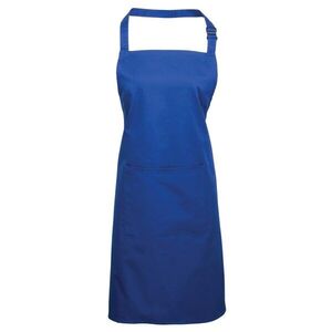 Premier Workwear Kantáros konyhai kötény zsebbel - Királykék kép