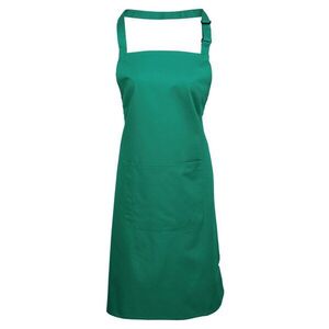 Premier Workwear Kantáros konyhai kötény zsebbel - Emerald kép