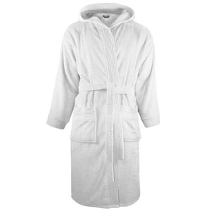 The One Towelling® Kapucnis fürdőköpeny - Fehér | L/XL kép