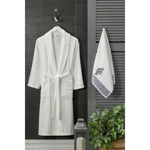 L'essential Maison Férfi köntös szett Cream Cora - Krém kép