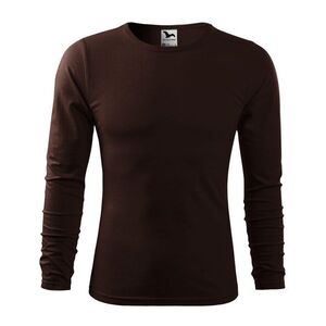 MALFINI Férfi hosszú ujjú póló Fit-T Long Sleeve - Kávébarna | S kép
