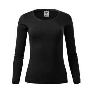 MALFINI Női hosszú ujjú póló Fit-T Long Sleeve - Fekete | XS kép