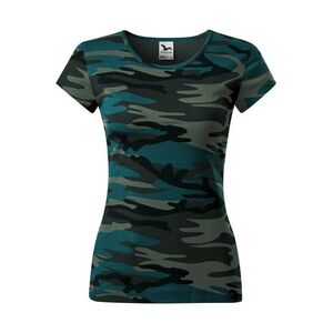 MALFINI Női póló Camo Pure - Terepszínű olajzöld | XS kép