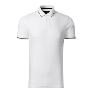 MALFINI Pique férfi galléros póló Perfection Plain - Fehér | S kép