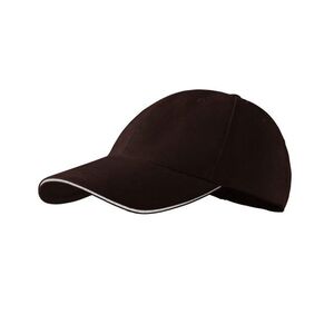 MALFINI 6P Sandwich siltes sapka - Kávébarna | unisex kép