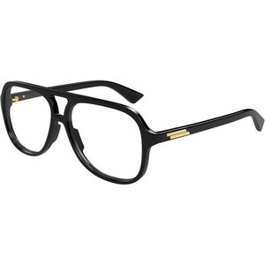 Bottega Veneta BV1417O 001 ONE SIZE (56) Fekete Unisex Dioptriás szemüvegek kép