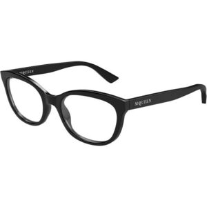 Alexander McQueen AM0569O 001 ONE SIZE (53) Fekete Férfi Dioptriás szemüvegek kép