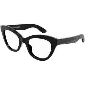 Alexander McQueen AM0395O 001 ONE SIZE (52) Fekete Férfi Dioptriás szemüvegek kép