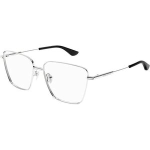 Alexander McQueen AM0503O 001 ONE SIZE (55) Ezüst Férfi Dioptriás szemüvegek kép