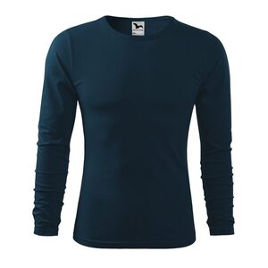 MALFINI Férfi hosszú ujjú póló Fit-T Long Sleeve - Tengerészkék | S kép