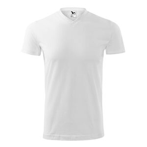 MALFINI Póló Heavy V-neck - Fehér | M kép