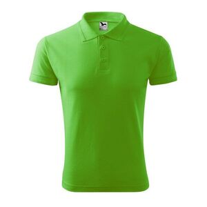 MALFINI Férfi galléros póló Pique Polo - Apple green | S kép