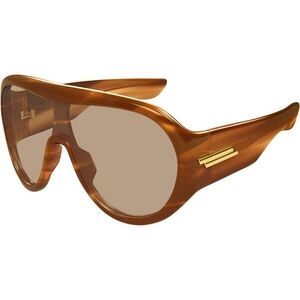 Bottega Veneta BV1345S 007 ONE SIZE (99) Havana Unisex Napszemüvegek kép