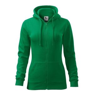 MALFINI Női felső Trendy Zipper - Középzöld | XS kép