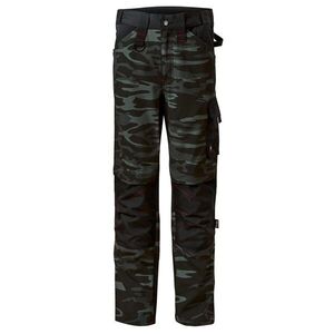MALFINI Férfi munkavédelmi nadrág Camo Vertex - Terepszínű szürke | 44 kép