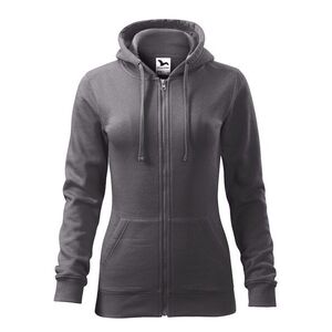 MALFINI Női felső Trendy Zipper - Acélszürke | XS kép