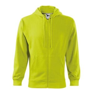 MALFINI Férfi felső Trendy Zipper - Lime | S kép
