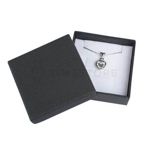 Fekete papírdoboz ékszer szetthez vagy készlethez BOX-004-SET kép