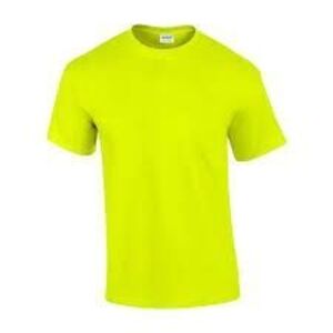 Gildan pamut póló SAFETYGREEN 4XL kép