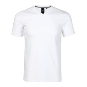 MALFINI Férfi póló Action V-neck - Fehér | S kép