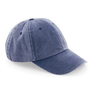 Beechfield Vintage stílusú sapka - Farmerkék kép
