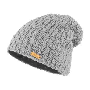 Bontis Bélelt, lazán lecsúszott női sapka - Világosszürke melírozott | unisex kép