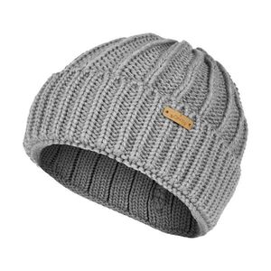 Bontis Kötött sapka bordázott mintával - Világosszürke melírozott | unisex kép