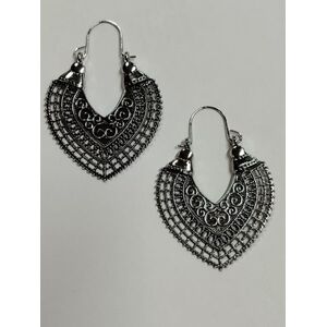 Ezüst bizsu fülbevaló - ÚJ (ba73568) kép