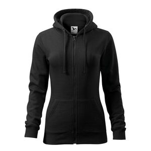 MALFINI Női felső Trendy Zipper - Fekete | S kép
