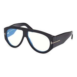 Tom Ford FT5958-B 001 ONE SIZE (60) Fekete Unisex Dioptriás szemüvegek kép