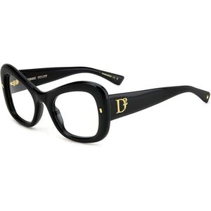 Dsquared2 D20138 807 ONE SIZE (52) Fekete Férfi Dioptriás szemüvegek kép