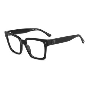 Dsquared2 ICON0019 807 ONE SIZE (52) Fekete Férfi Dioptriás szemüvegek kép