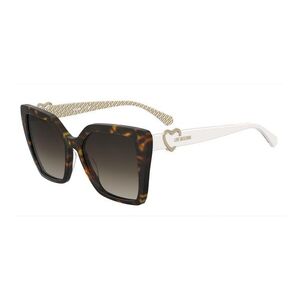 Love Moschino MOL067/S 9VO/HA ONE SIZE (54) Havana Férfi Napszemüvegek kép