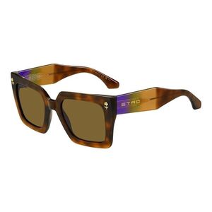 Etro ETRO0089/S C9B/70 ONE SIZE (52) Havana Férfi Napszemüvegek kép