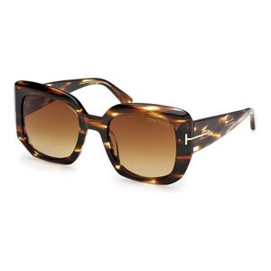 Tom Ford Carla-02 FT1220 55F ONE SIZE (52) Havana Férfi Napszemüvegek kép