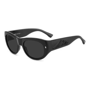 Dsquared2 ICON0028/S 003/IR ONE SIZE (55) Fekete Unisex Napszemüvegek kép