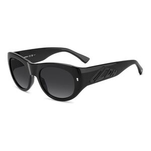 Dsquared2 ICON0028/S 807/9O ONE SIZE (55) Fekete Unisex Napszemüvegek kép