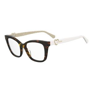 Love Moschino MOL621 9VO ONE SIZE (52) Havana Férfi Dioptriás szemüvegek kép