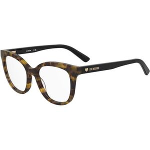Love Moschino MOL654 086 ONE SIZE (52) Havana Férfi Dioptriás szemüvegek kép