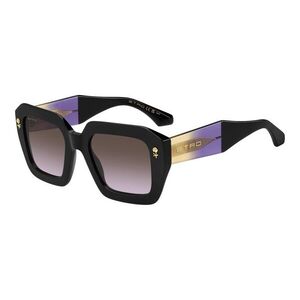 Etro ETRO0114/S HK8/QR ONE SIZE (52) Fekete Férfi Napszemüvegek kép