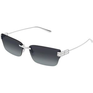 Balenciaga BB0487S 002 ONE SIZE (63) Ezüst Férfi Napszemüvegek kép
