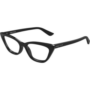 Alexander McQueen AM0560O 001 ONE SIZE (52) Fekete Férfi Dioptriás szemüvegek kép