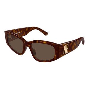 Balenciaga BB0475S 002 ONE SIZE (56) Havana Férfi Napszemüvegek kép