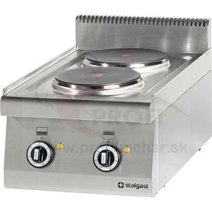 E- sporak stolovy, 2x2, 6 kW vyobraziť